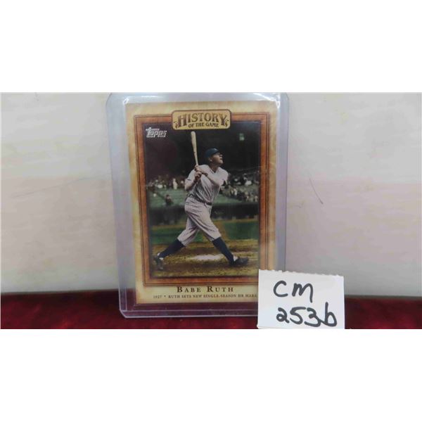 Babe Ruth Baseball Card 