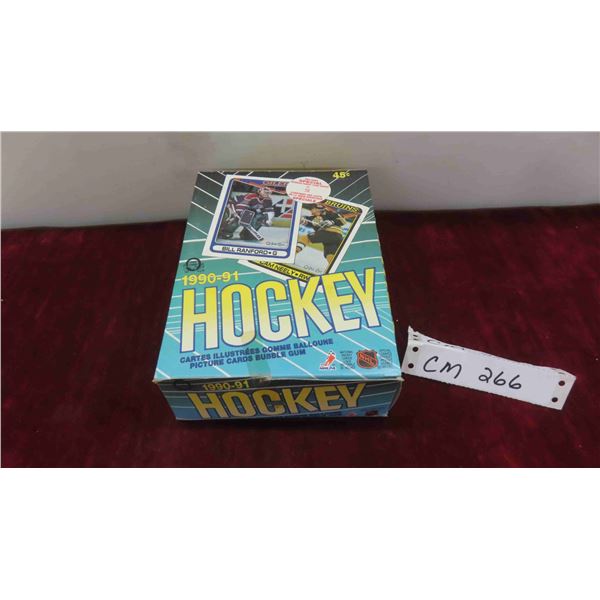 Unopened 1990-91 O-pee-chee Hockey Card Box