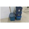 Image 3 : 4 Totes , 3 Lids 