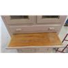 Image 11 : Painted Wood Pantry with Glass Doors, Pull Out Cutting