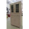 Image 13 : Painted Wood Pantry with Glass Doors, Pull Out Cutting