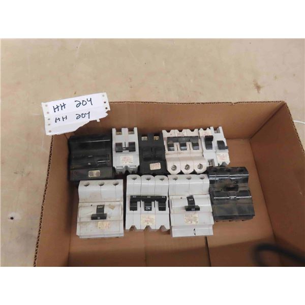 Electrical Breakers 100 , 60 , 40 , 30 & 15 Amp 