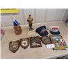 Image 1 : Decanter, New Old Stock Super Bowl Hats and 1998 Program, 