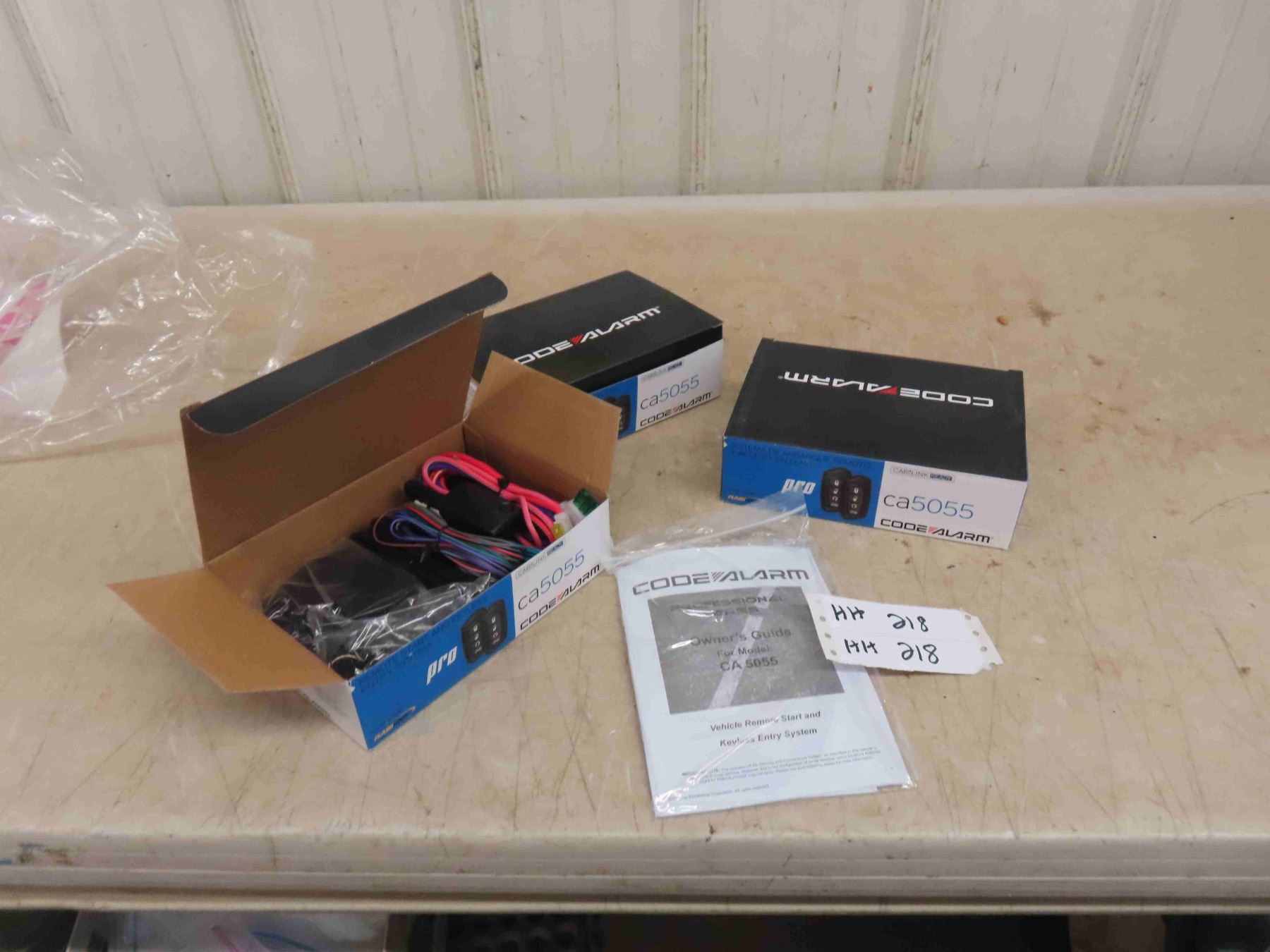 3 New Code Alarms Model CA 5055 Remote Start / Keyless Entry