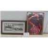 Image 1 : DuPont Framed Picture 18'' x 10'' , Poster 10'' x 16'' #45 Bulls