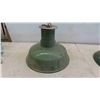 Image 8 : 4 Enamel Exterior Lights 12'' Diameter 