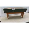 Image 1 : Wood Bench with Painted Design 36'' x 11'' x 18 1/2'' H 