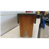 Image 2 : Wood Bench with Painted Design 36'' x 11'' x 18 1/2'' H 