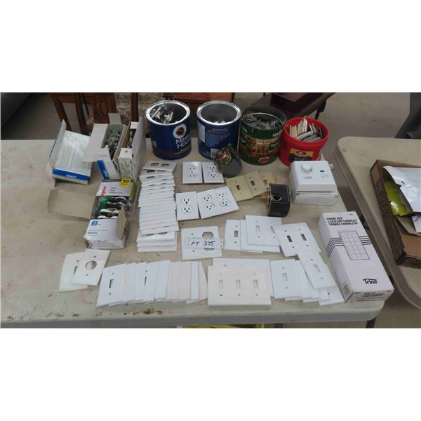 Electrical Supplies: Receptacles, Face Plates, Dimmers, 