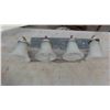 Image 2 : 4 Light Fixtures 30'' Long , Ceiling Fan Approx. 53'' Across