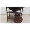 Image 8 : Tea Wagon with Wood/Glass Serving Tray 25'' x 16'' x 28'' H with
