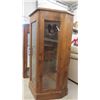 Image 2 : Stacking Curio Cabinet with 4 Glass Shelves 19'' x 15 1/2'' x 74'' H 