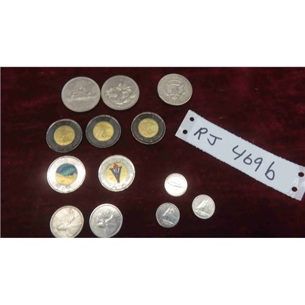 Canadian Coins : 1969 & 1970 Silver Dollars, 2022 Black 