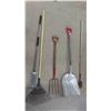 Image 1 : Yard Tools: Rakes, Scoop, Shovel, Pitch Fork