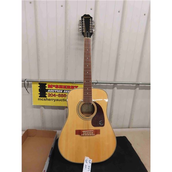 Eliphone 12 String Acoustic Guitar Excellent Condition 