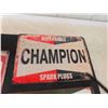 Image 3 : 3 Modern Metal Signs 8'' x 12'' : Texaco, Champion, Castrol 