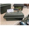 Image 3 : 4 Ammo Boxes - Biggest 10'' x 13'' x 7'' 