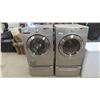 Image 1 : LG Trom Stainless Washer and Dryer Set Both with Storage Drawer 