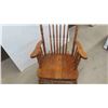 Image 3 : Press Back Wood Rocking Chair 