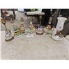 Image 1 : 6 Ceramic Lamp Bases with Figurines Approx. 12'' Tall - No Shades 