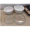 Image 2 : 5 Corningware Casserole Dishes, 6 Lids 