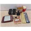 Image 1 : Sunbeam Electric Can Opener, Chess Board, Carvng Set, Thermos, 