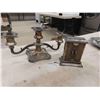 Image 3 : Seth Thomas Clock , Souvenir Spoons , Brass Candle Stick Holders , Silver 