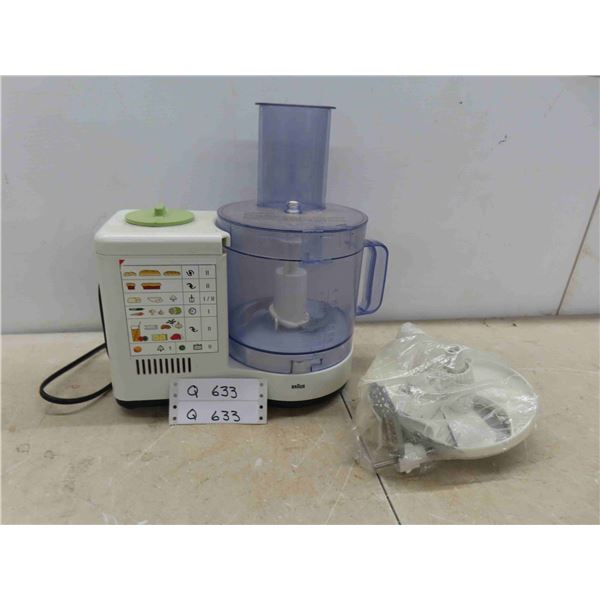 Braun Food Processer with Attachments