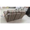 Image 4 : Plaid Pattern Comfy Couch 68'' 