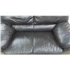 Image 2 : Leather/Leather Style Love Seat 60''