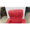 Image 2 : Leather/Leather Style Swivel Reclining Chair 