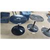 Image 2 : 4 Metal Yard Stands or Bird Bath Bases 17'' H x 17'' Across