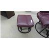Image 5 : Leather/Leather Style Living Room Chair Swivel Gliding Rocker with