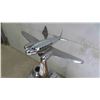 Image 3 : Vintage Chrome Airplane Ashtray 34'' - Missing Propeller & Some 