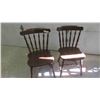 Image 1 : 2 Wood Kitchen Chairs 