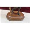 Image 3 : Brass Golfer Pen Set 10'' H , Lamp with Pearl Style Finish Shade
