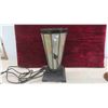 Image 8 : Brass Golfer Pen Set 10'' H , Lamp with Pearl Style Finish Shade