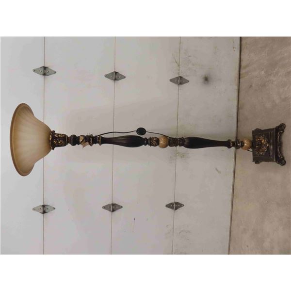 Beautiful Classy Floor Lamp with Glass Shade 71'' Tall