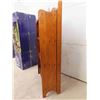 Image 2 : 4 Shelf Wood Book Case 24'' x 10'' x 46'' H 