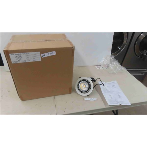 8 New LED 5'' Rotatable Down Light 