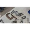 Image 5 : 14 Clamps : 12 C Clamps , Vise Grip Clamps