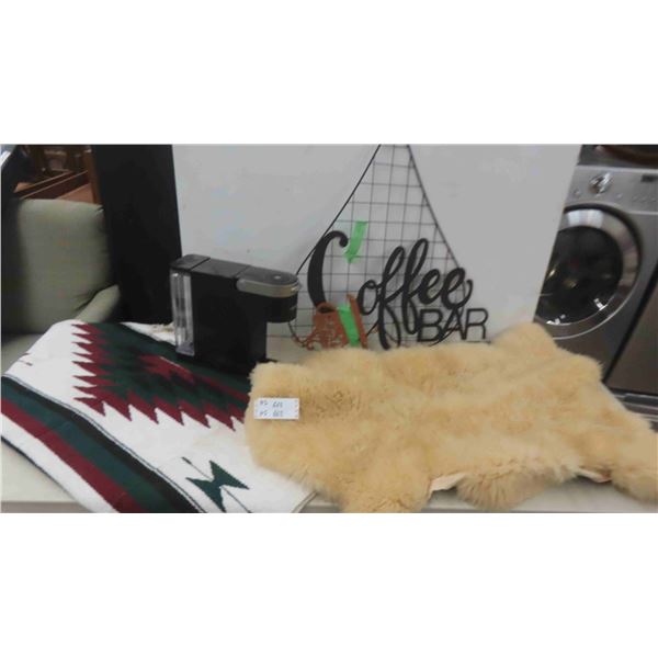 Keurig , Wall Art , Sheep Skin and Horse Blanket
