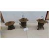 Image 1 : 3 Cast Iron Candle Lanterns 