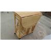 Image 5 : Drop Leaf Rolling Stand / Table with Space Saver Tucked Under 