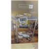 Image 2 : New in Box Utility Kitchen Cart 30'' x 15'' x 35'' 