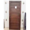 Image 1 : Solid Fir 5 Panel Door 100+ Years Old 32'' x 78'' 