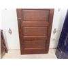Image 3 : Solid Fir 5 Panel Door 100+ Years Old 32'' x 78'' 