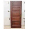 Image 4 : Solid Fir 5 Panel Door 100+ Years Old 32'' x 78'' 