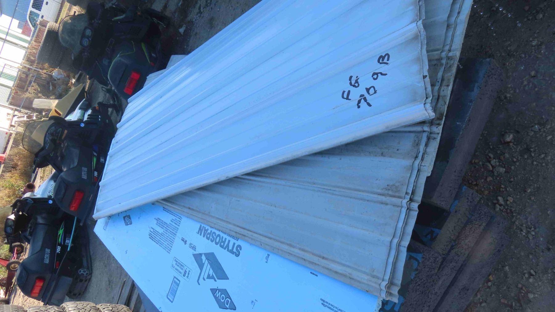8pcs Metal Siding 8ft Long McSherry Auction Service Ltd 8pcs-metal-siding-8ft-long-mcsherry-auction-service-ltd