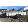 Image 1 : Bumper Hitch Utility Trailer 13ft Long 8 Stud 3/4 Ton Chassis , 16'' Tires 